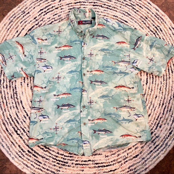 Reel Legends Shirts Reel Legends Fishing Shirt Poshmark